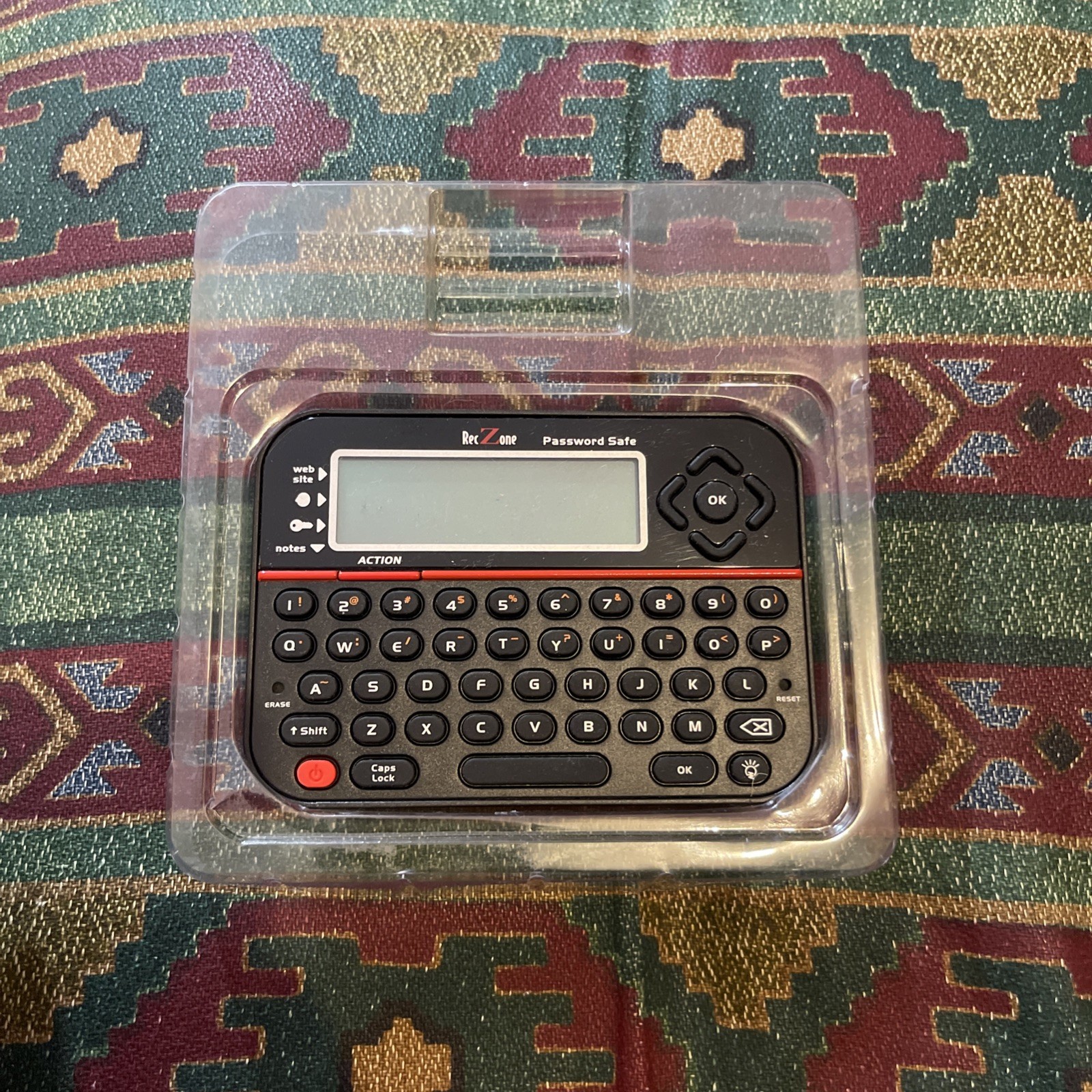 RecZone Password Safe Model 595 Secure Vault Password Organizer Remember