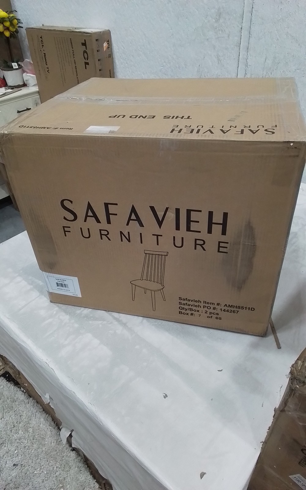 Safavieh BURRIS SIDE CHAIR, Reduced Price 2172770357 AMH8511D