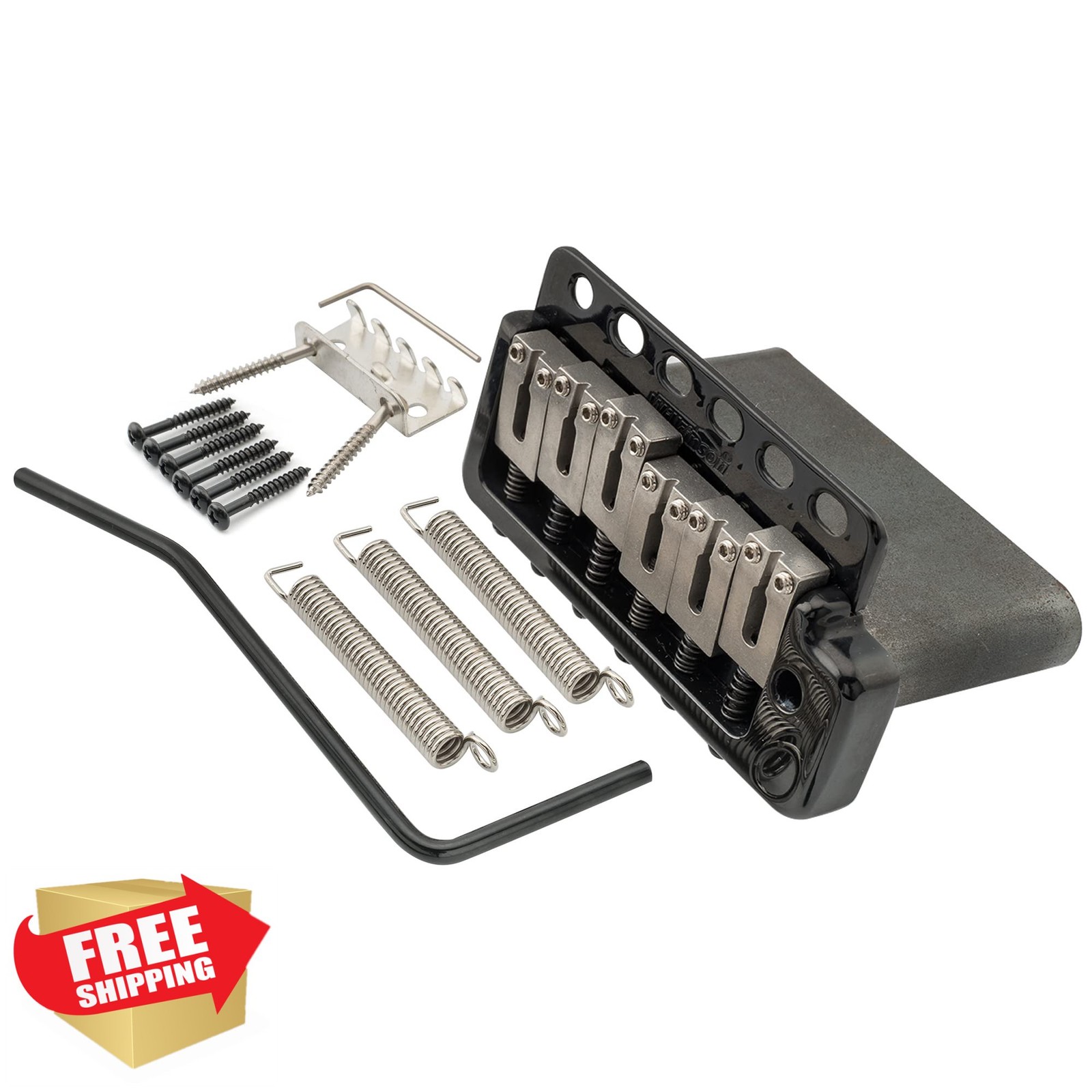 Wilkinson WVP6-SB Tremolo Bridge, Black, 54mm, Strat