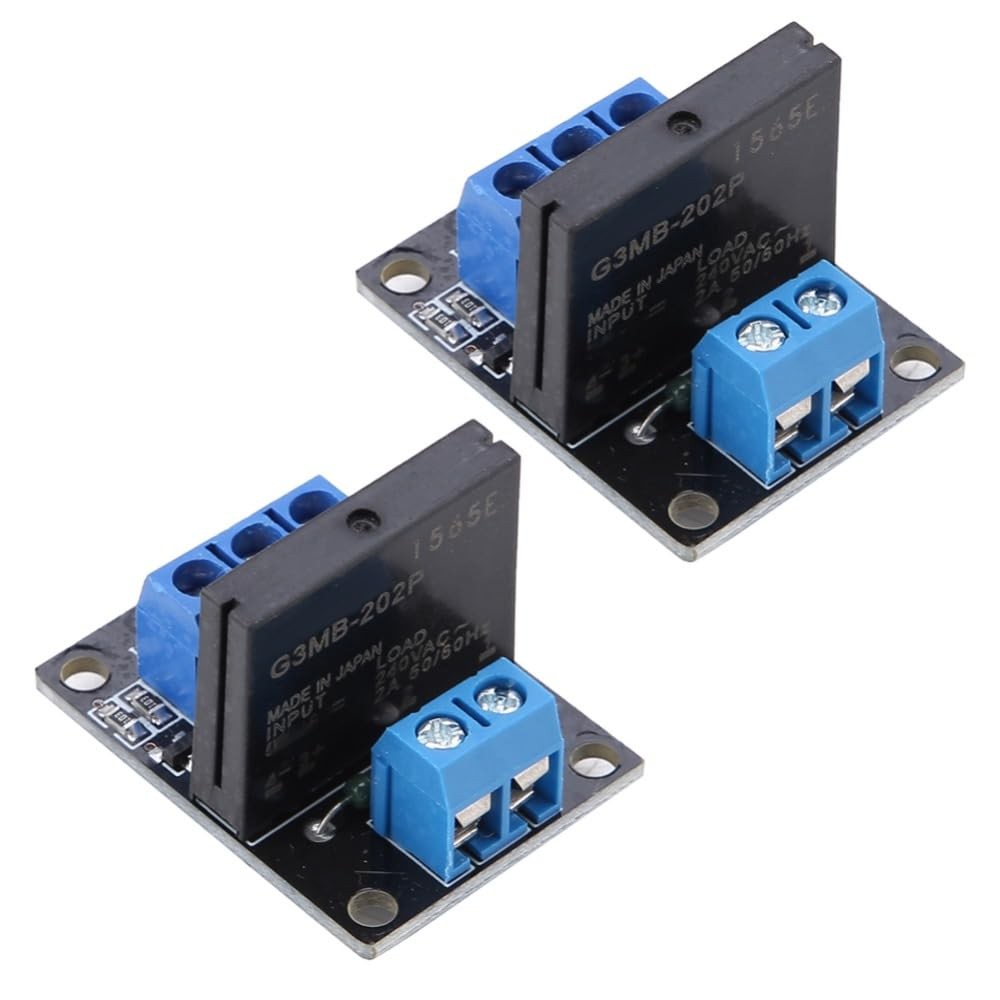 1 Channel Solid State Relay Module 2A 5V/12V – Low Level Trigger with Fu-se P...