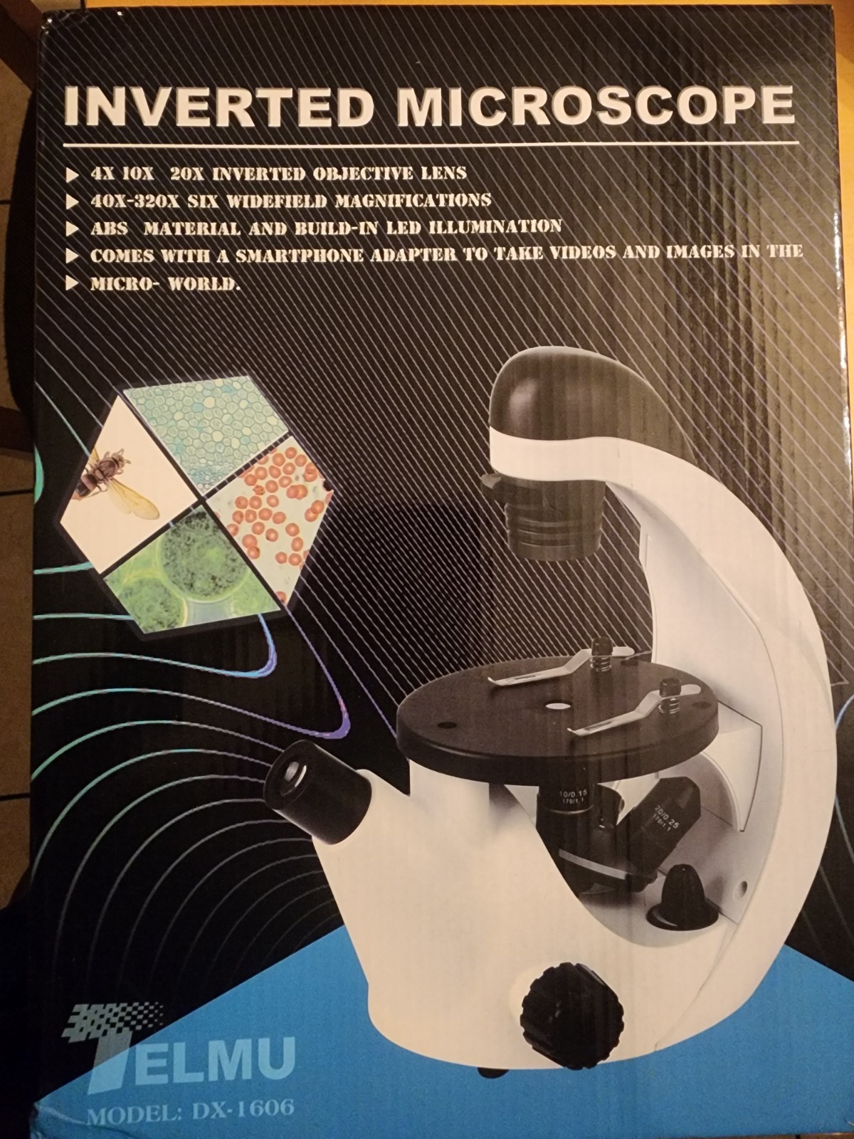 TELMU XD-1606 Inverter Microscope