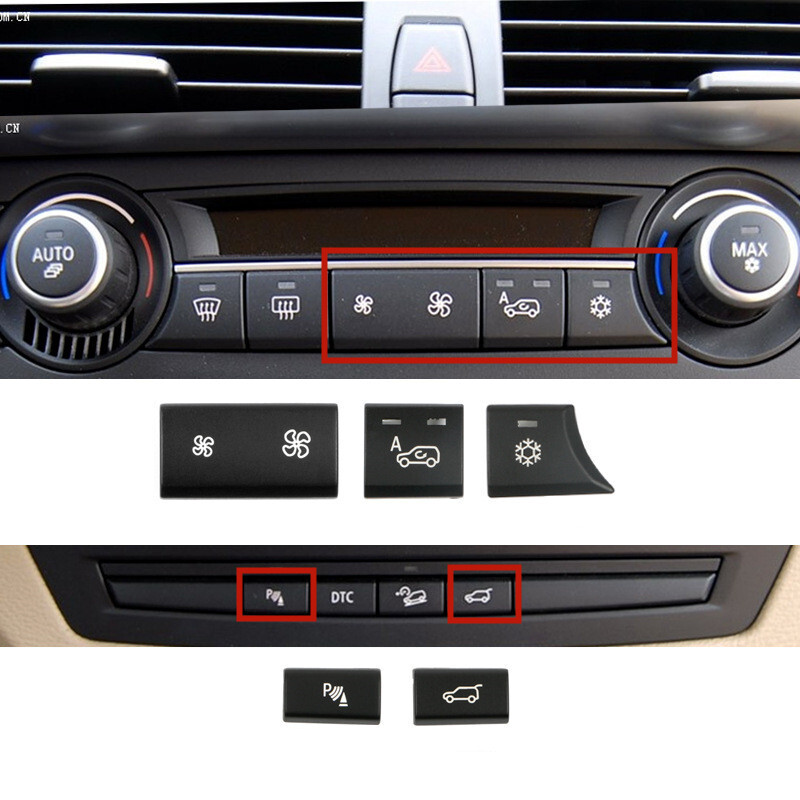 5X AIR HEATER CLIMATE VENT CONTROL AC BUTTON SWITCH For BMW X5 E70 X6 E71 E72