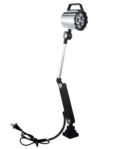 XUNDE12W 110V-220V IP68 Machine Lighting Adjustable Aluminum Alloy LED Silver