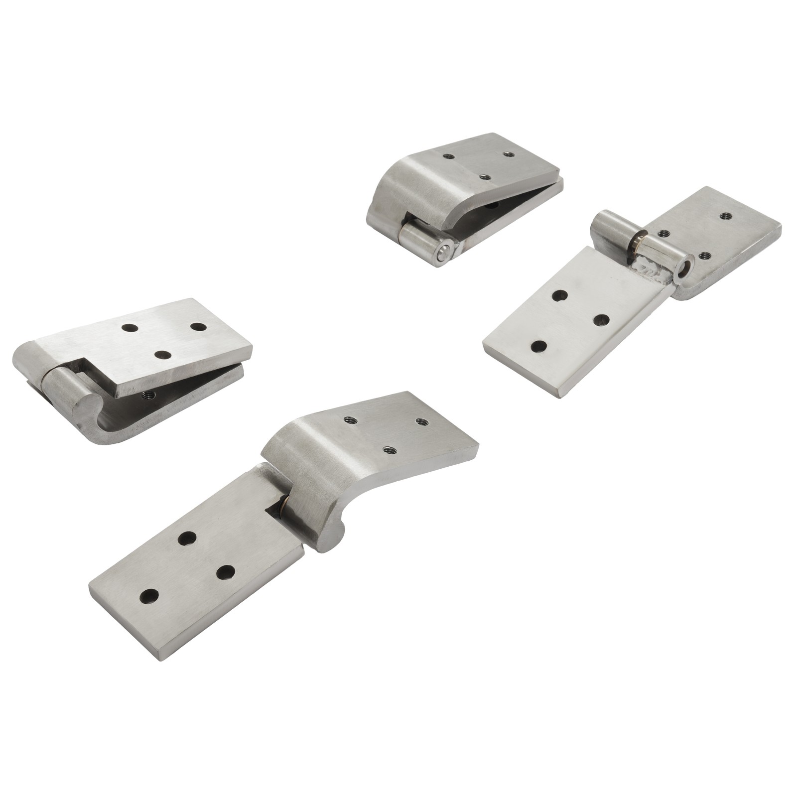 For 1966-1977 Early Ford Bronco Door Hinges Stainless Steel Left Right Screw-on
