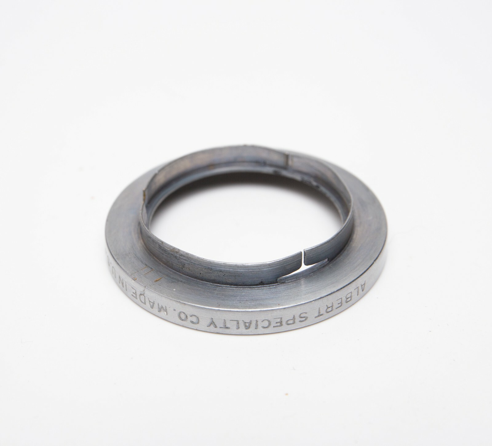 34mm Albert Specialty Company Series VI (6) Brass Push On Slip On Filter Holder