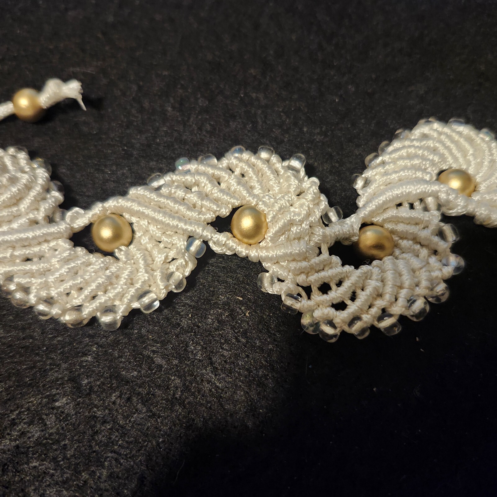 Handmade Silky Thread Angel Wing bracelet