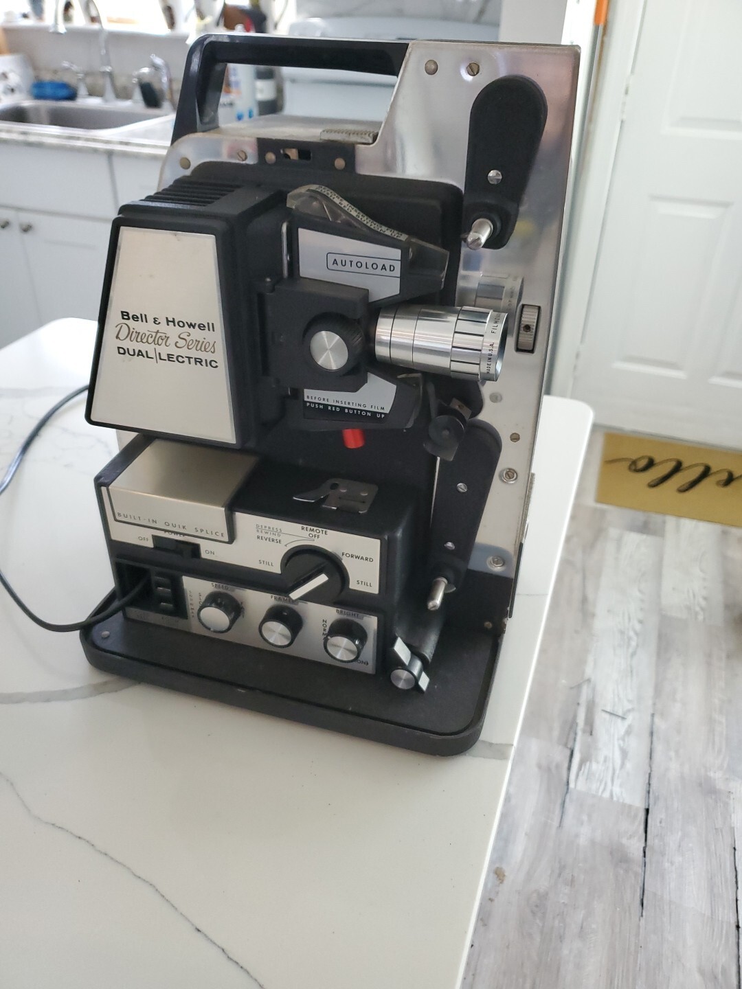 Antique Bell & Howell Director Series 8mm Film Projector.