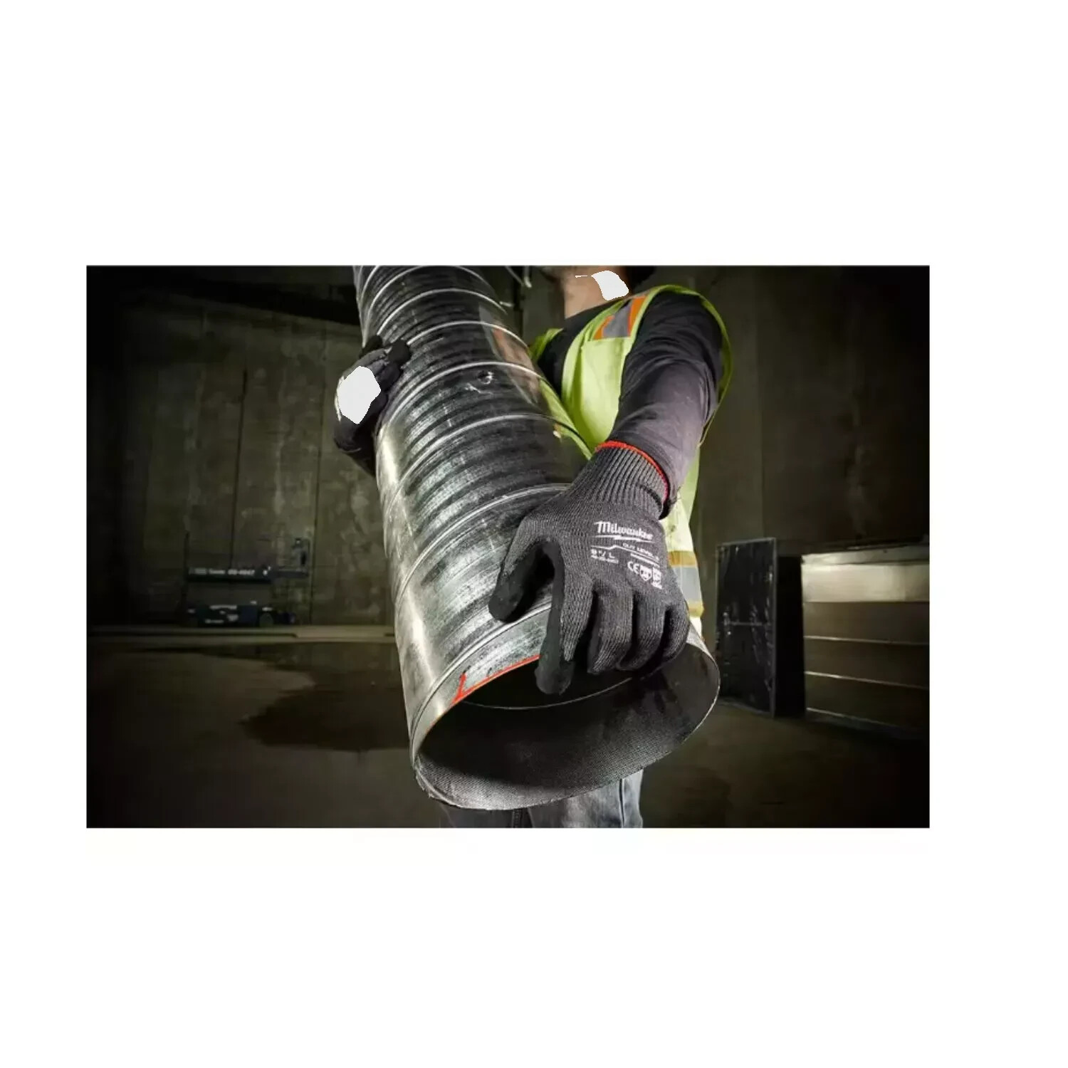 Milwaukee 48-22-8951 Level 5 Cut Resistant Dipped Work Gloves (8M) Medium Gray