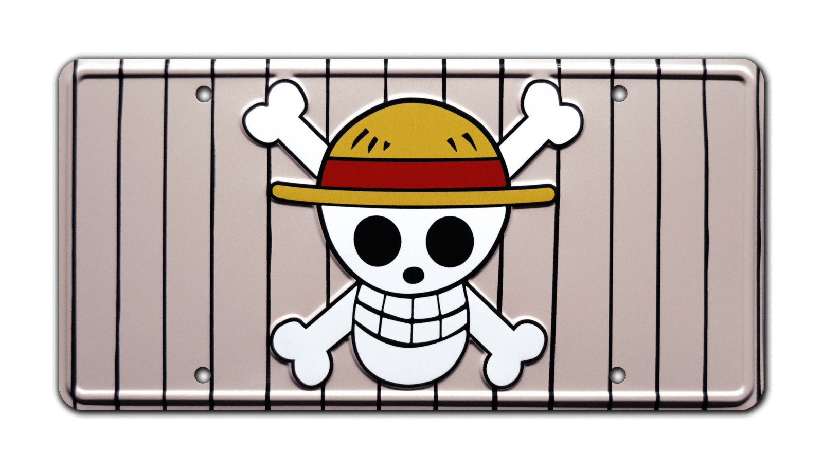 One Piece | The Going Merry Jolly Roger | Metal Stamped Vanity License Plate