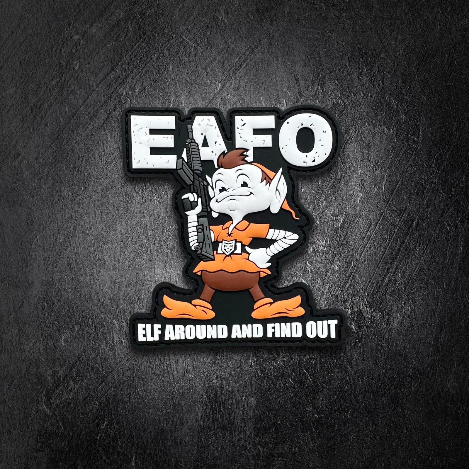 EAFO Elf Around Find Out PVC Morale Patch