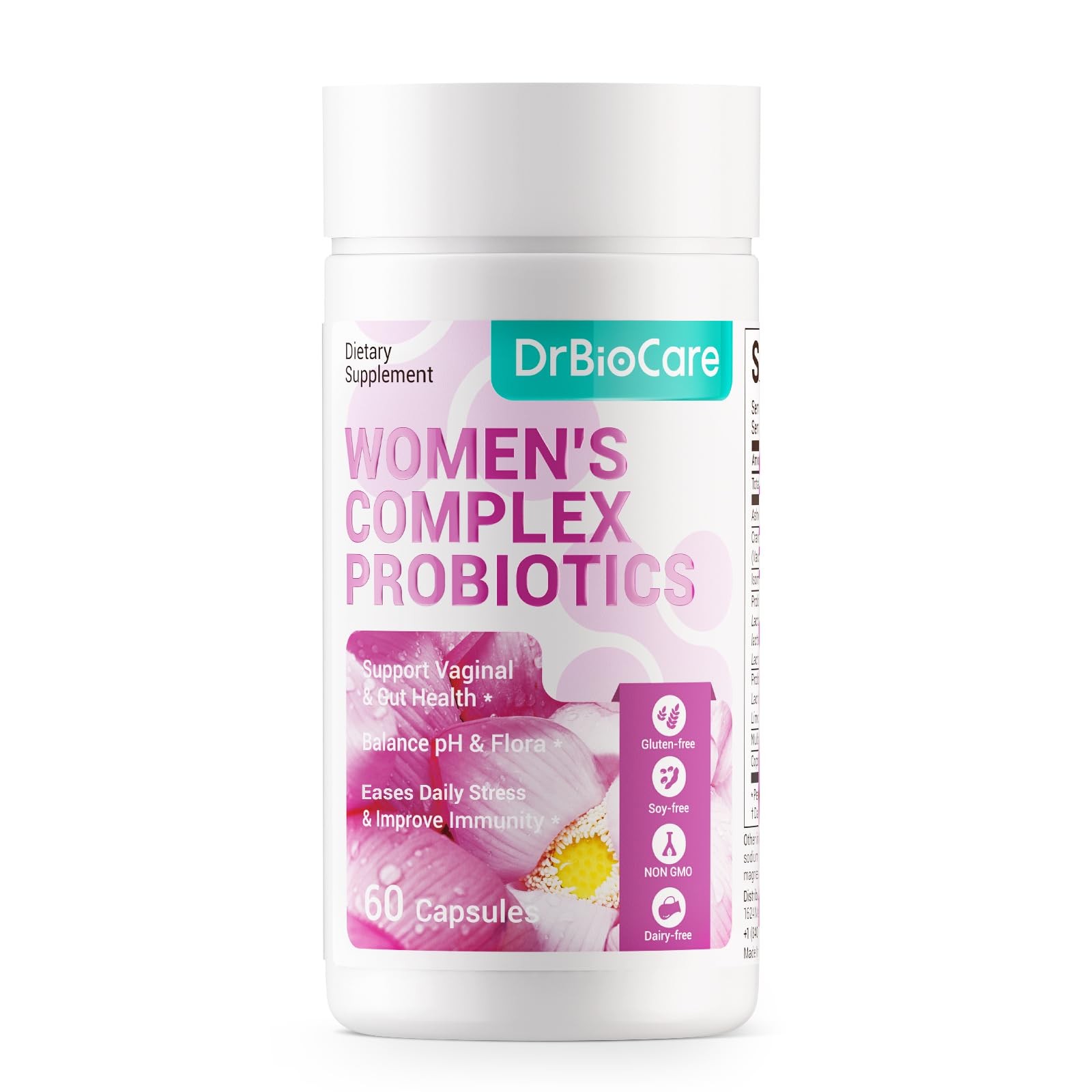 Women's Complex probiotics, Vaginal Probiotics for Women 60 Count (Pack of 1)