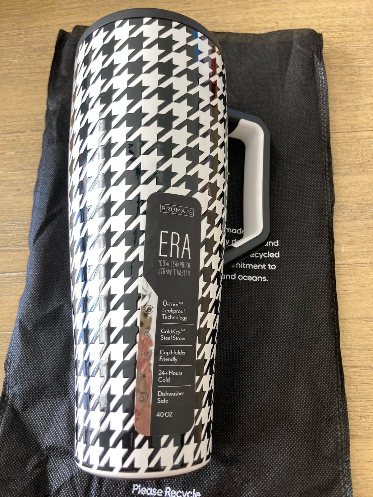 BRUMATE 40 OZ ERA LIMITED EDITION HOUNDSTOOTH NEW WITH TAGS QUICK SHIPPING!