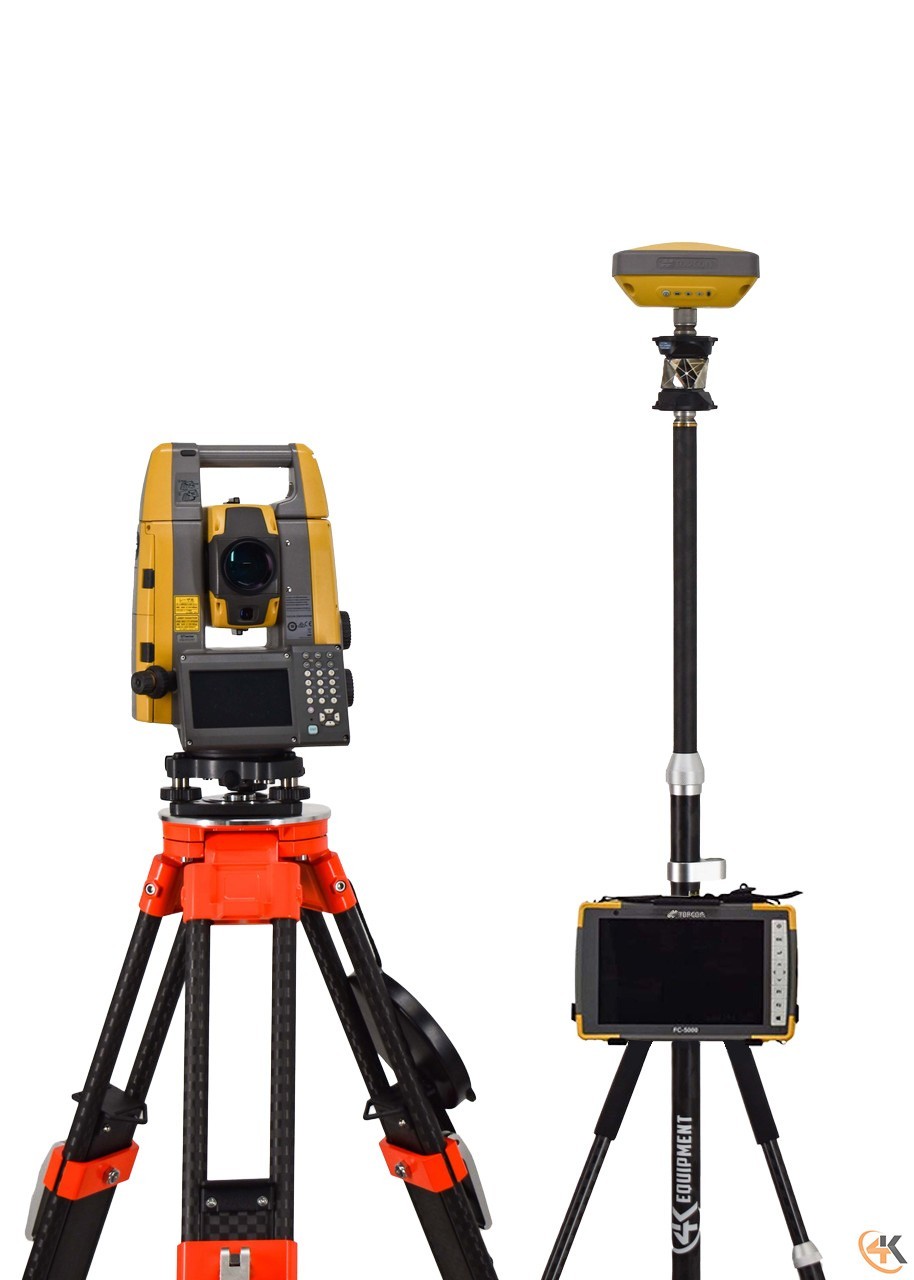 Topcon GT-505 Robotic Total Station, Hiper SR Network Rover, FC-6000 & Pocket 3D