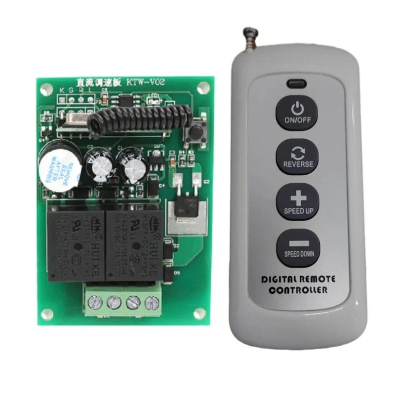 DC12V Motor Controller Kit Speed Regulator Wireless Remote Control Electric NEW