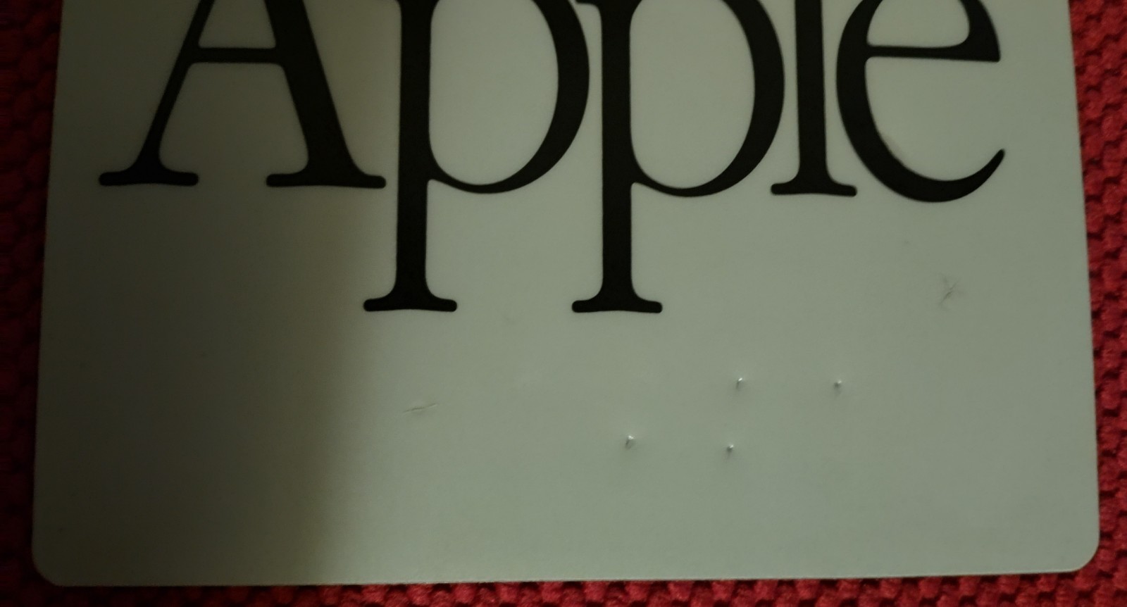 Apple Computer Vintage Mouse Pads Set of 2