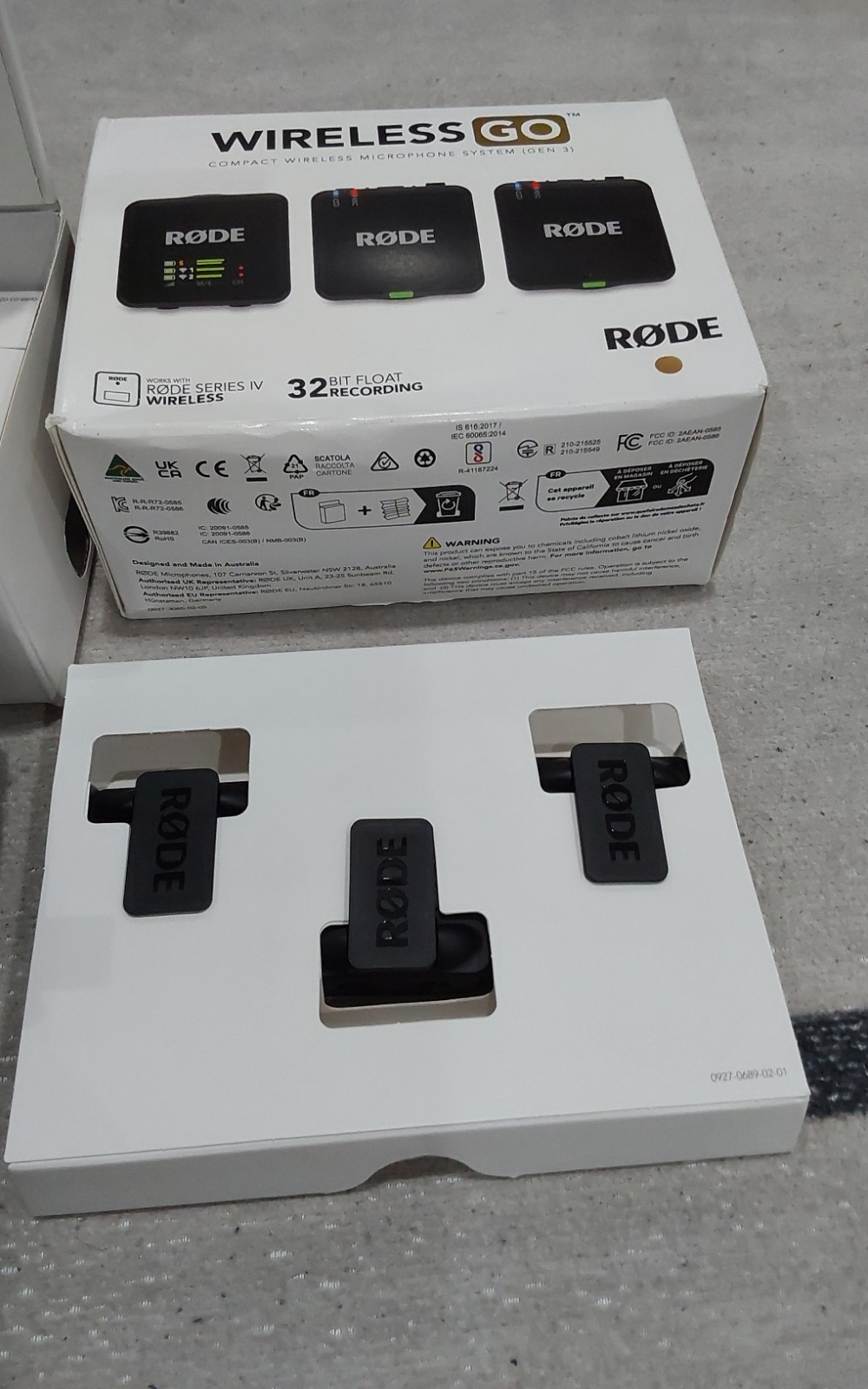 RODE Wireless GO Gen 3 Compact Wireless Microphone System (gen 3) NEW C1