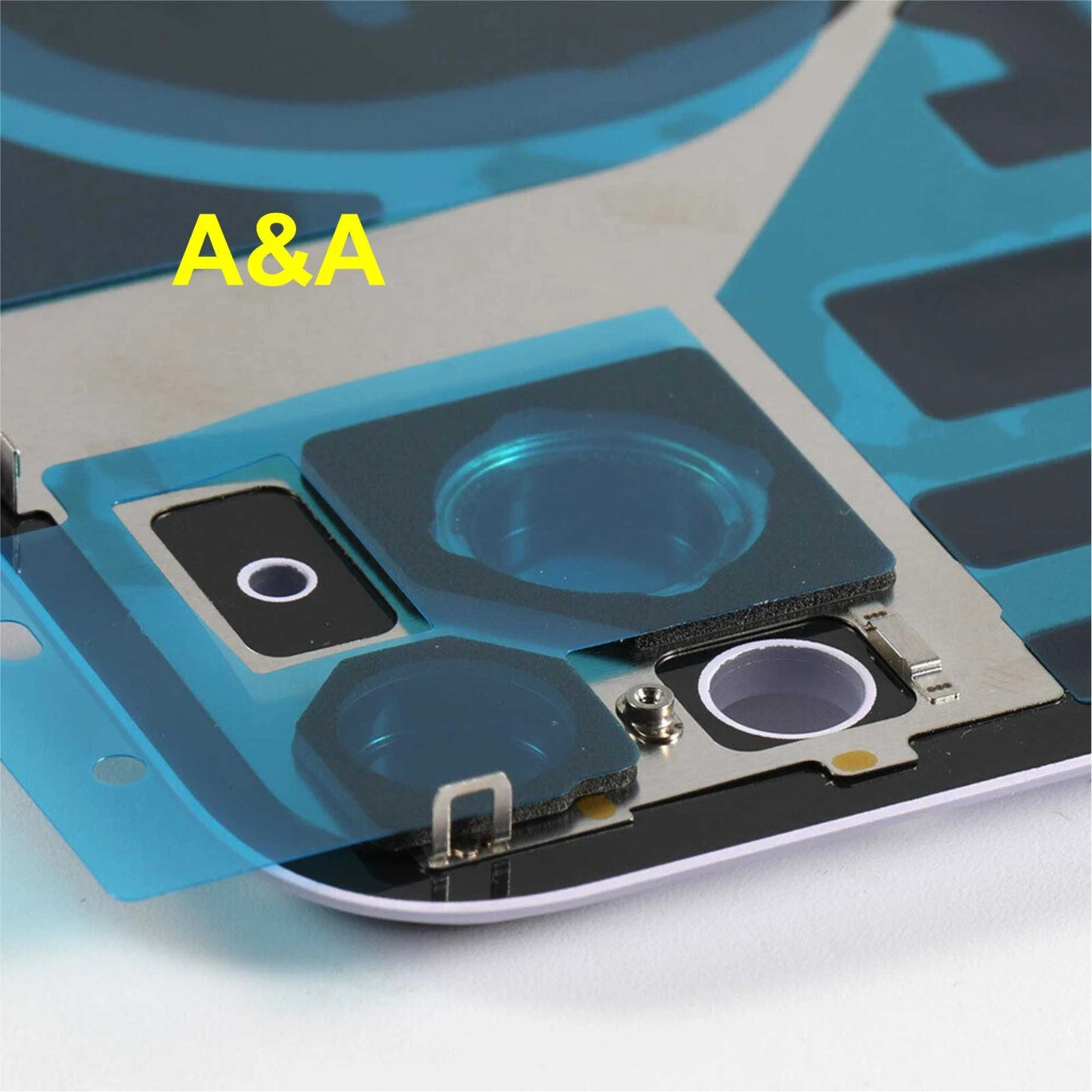 Back Glass replacement with Plate, Magnet, Camera len for Iphone 14 15 16 17PM