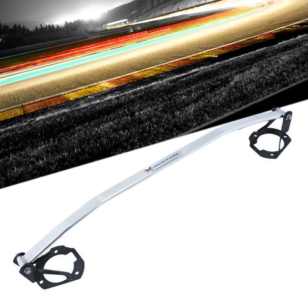 Megan Polish Race Front Upper Strut Bar Tower Brace For 03-07 G35 2DR/G35 4DR