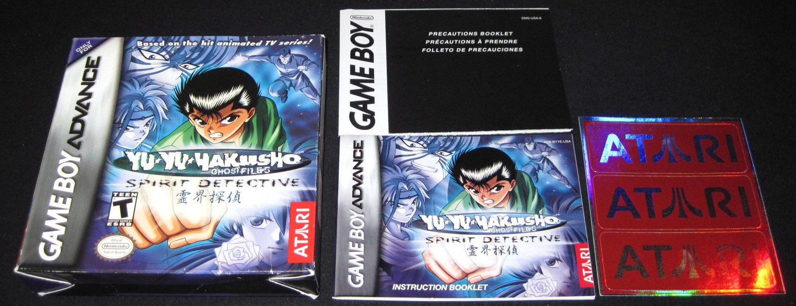 Yu-Yu-Hakusho Spirit Detective - Box & Manual Only (Nintendo Game Boy Advance)