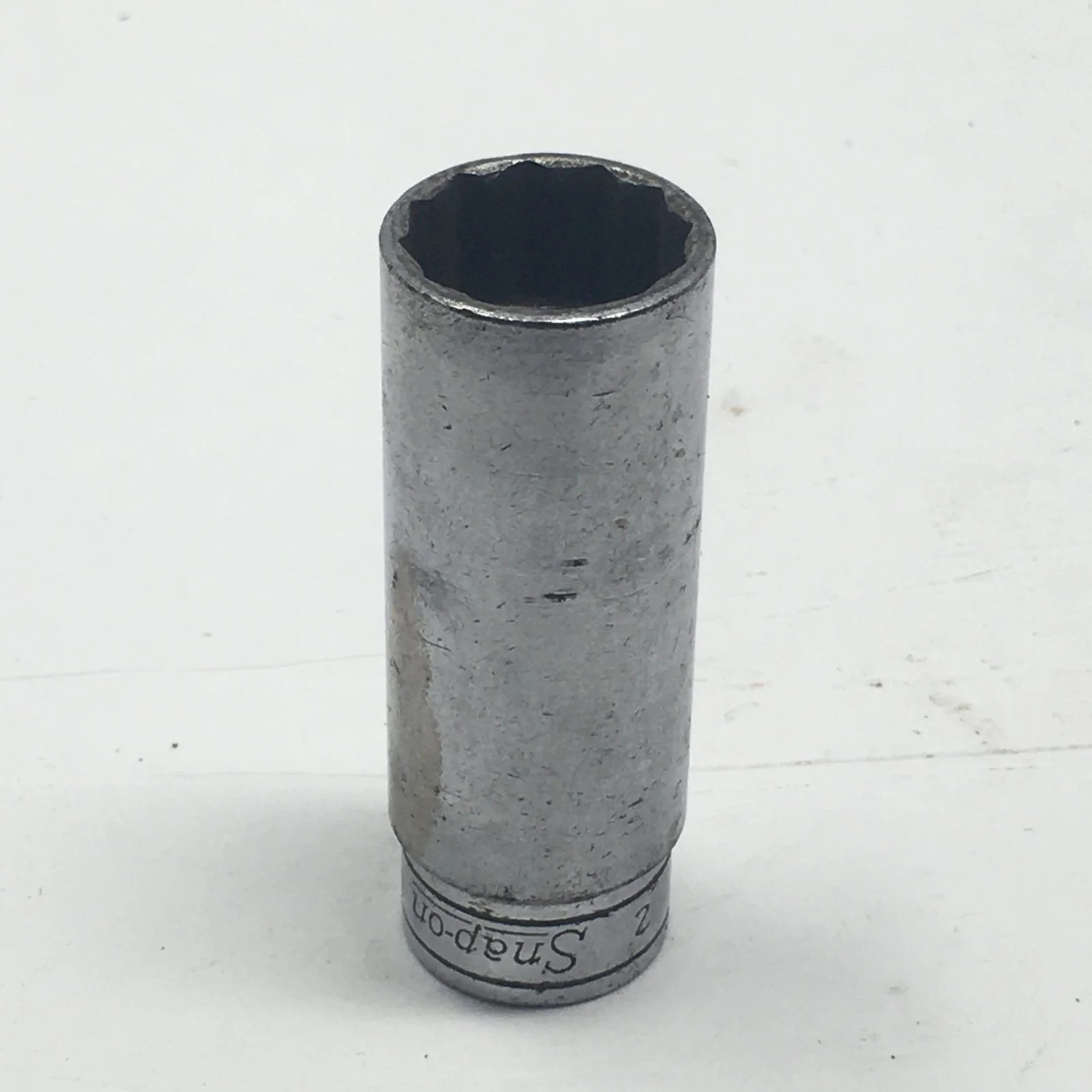 Snap On SF-221 11/16" 3/8" Drive Chrome Deep 12-Point Socket (Used)
