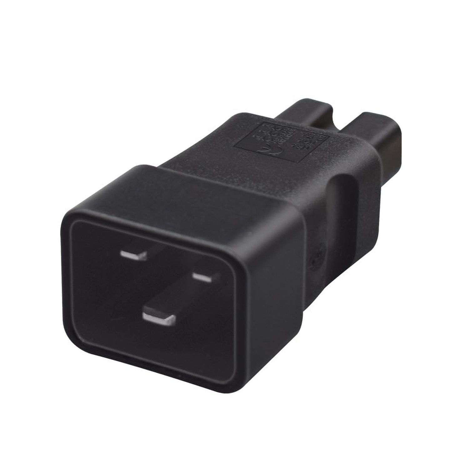 IEC 320 C13 to C20 Power Adapter, Female C13 to Male C20 Converter, 15A/16A t...