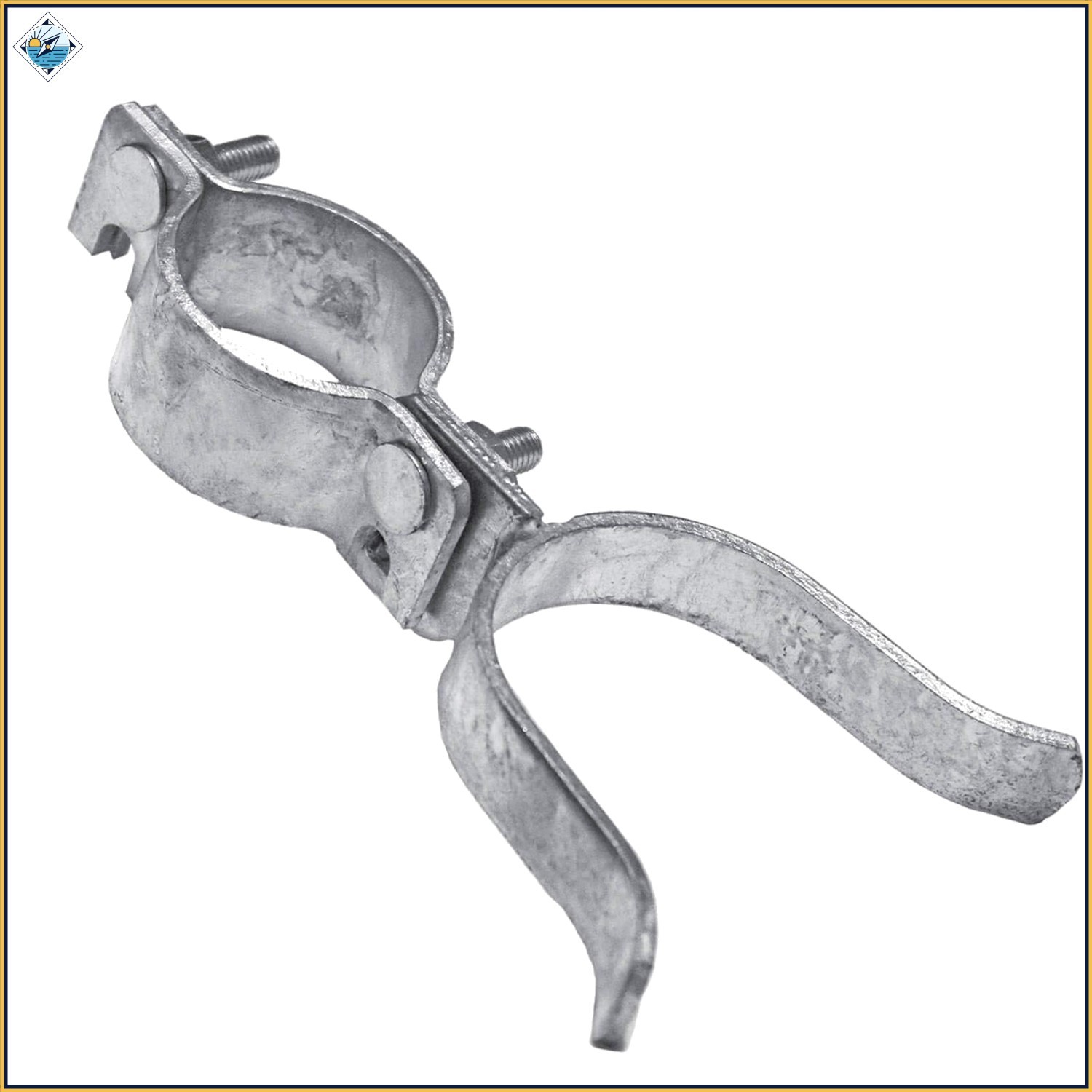 Rust Resistant Fork Latch for Chain Link Gates, Galvanized Steel Construction