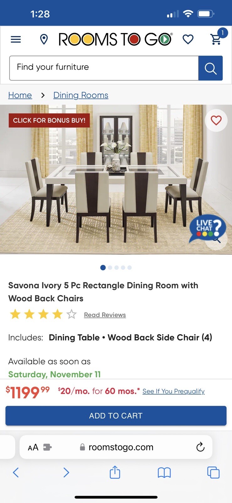 dining room set 4 chairs wooden