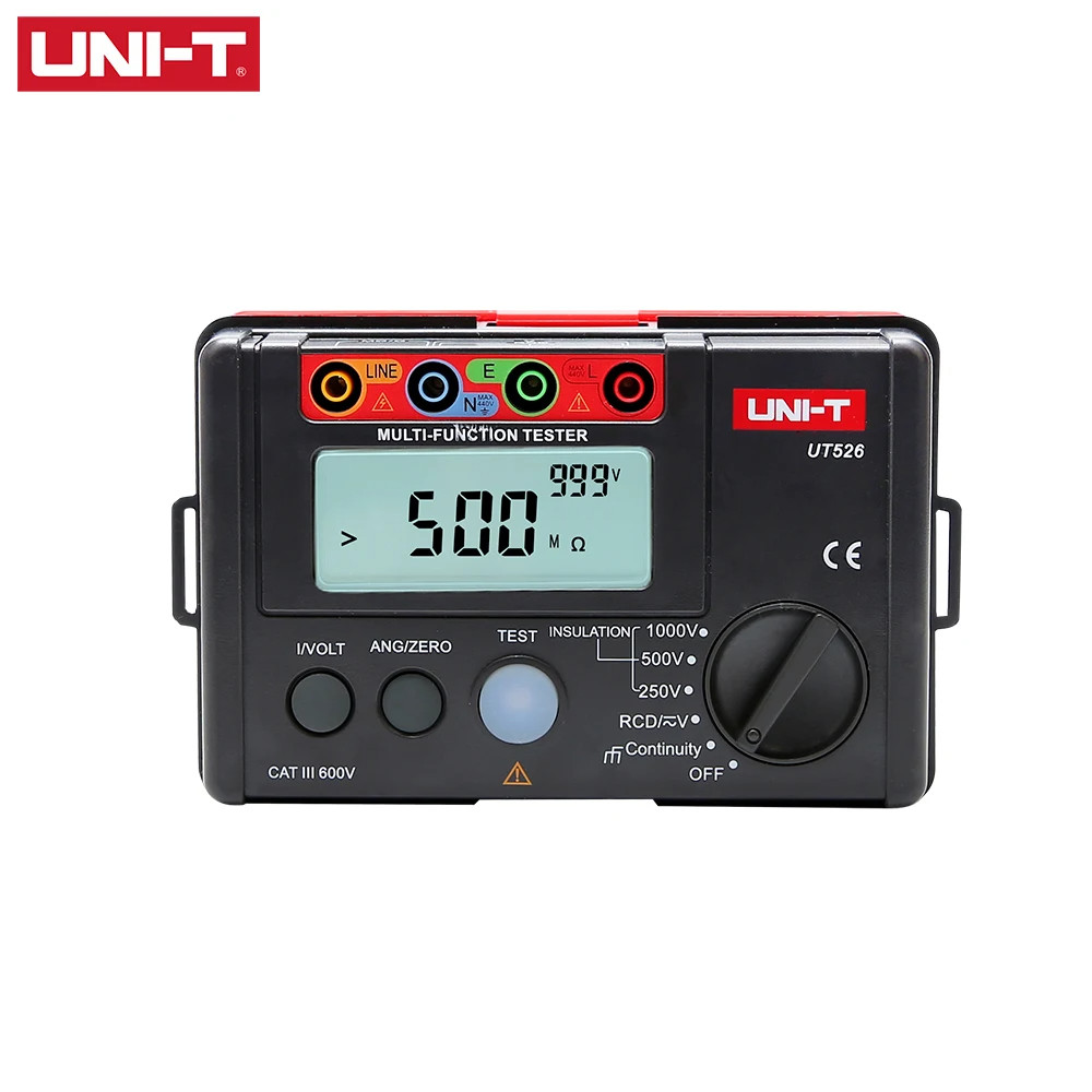 UNIT UT526 Digital Electric Electrical Insulation Tester Earth Resistance Meter