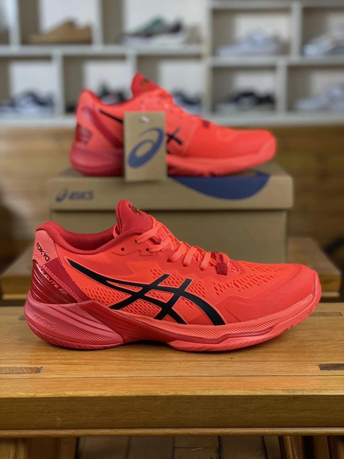 ASICS SKY SKY ELITE FF2 Tokyo Pink Red Men's Sneaker Running Shoes