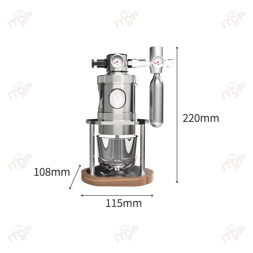 Pneumatic Coffee Machine｜Extraction Espresso Maker｜Camping Coffee｜1-16 Bar