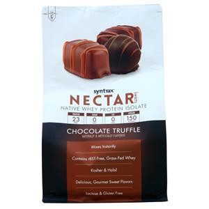 Syntrax Nectar Sweets Native Whey Protein Isolate Chocolate Truffle 2 lbs