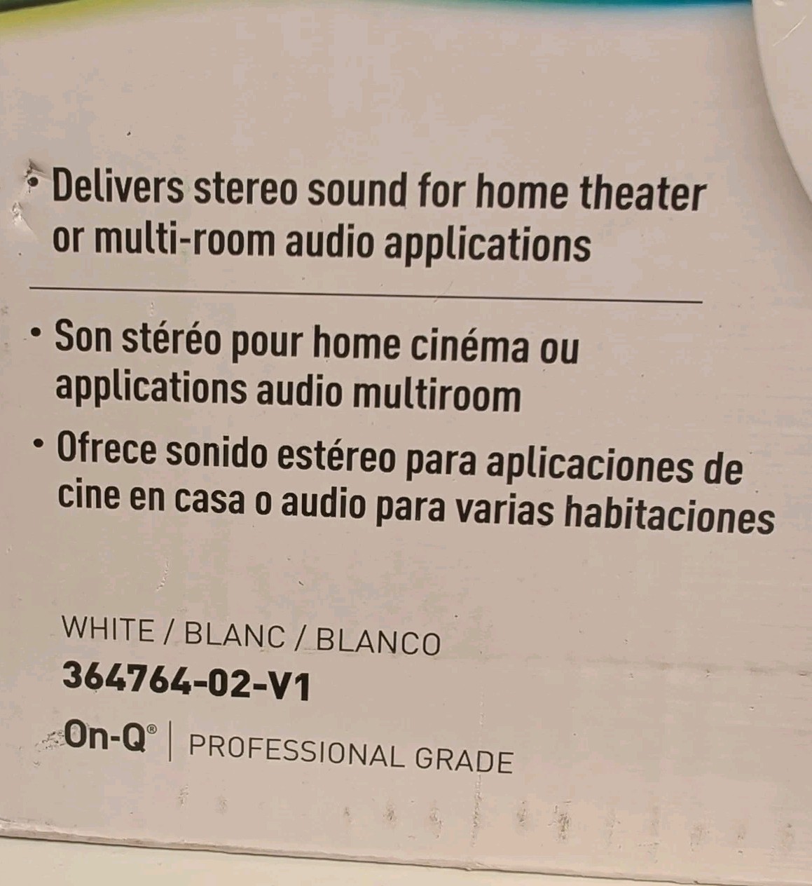 Legrand 36476402 In-wall Speakers 6.5 Inch Two-way 100 W Base+Mylar Tweeter NEW
