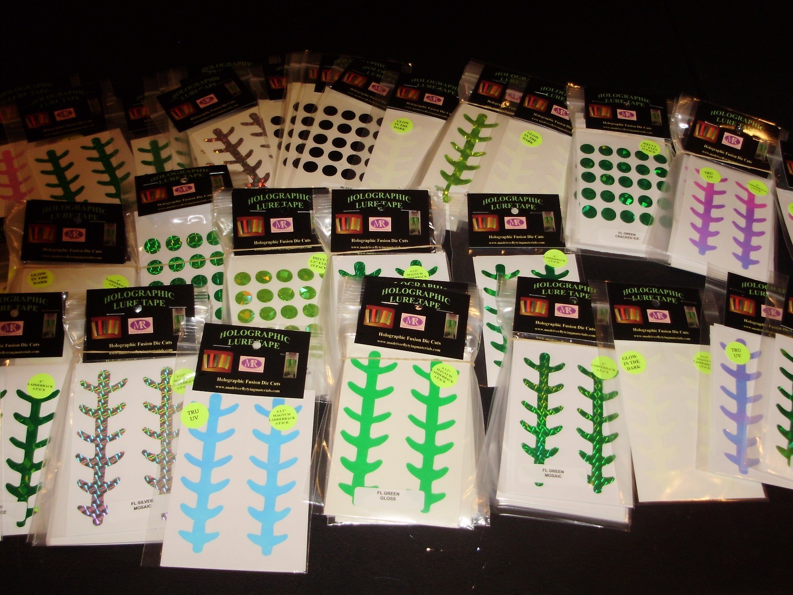 8" Ladderback Die Cuts 4 Pack Assorted Patterns/Colors Available