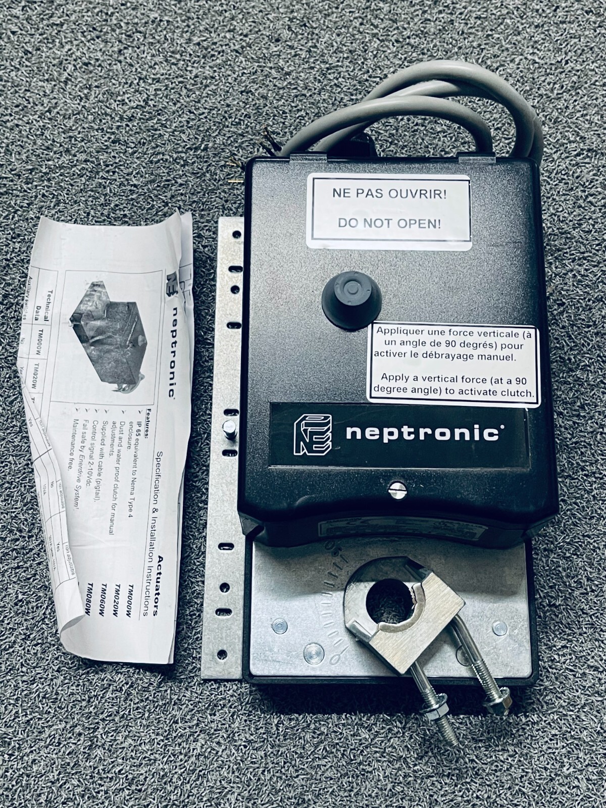 Neptronic RM060W Damper Actuator, Spring Return, 24vac 30vdc
