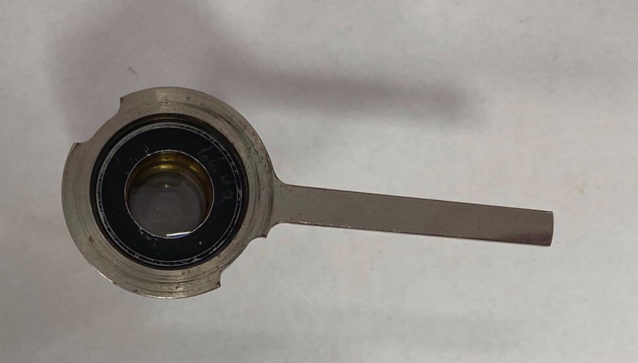 BAUSCH & LOMB 10.25mm 0.40 215T.L MICROSCOPE OBJECTIVE LENS- USED.