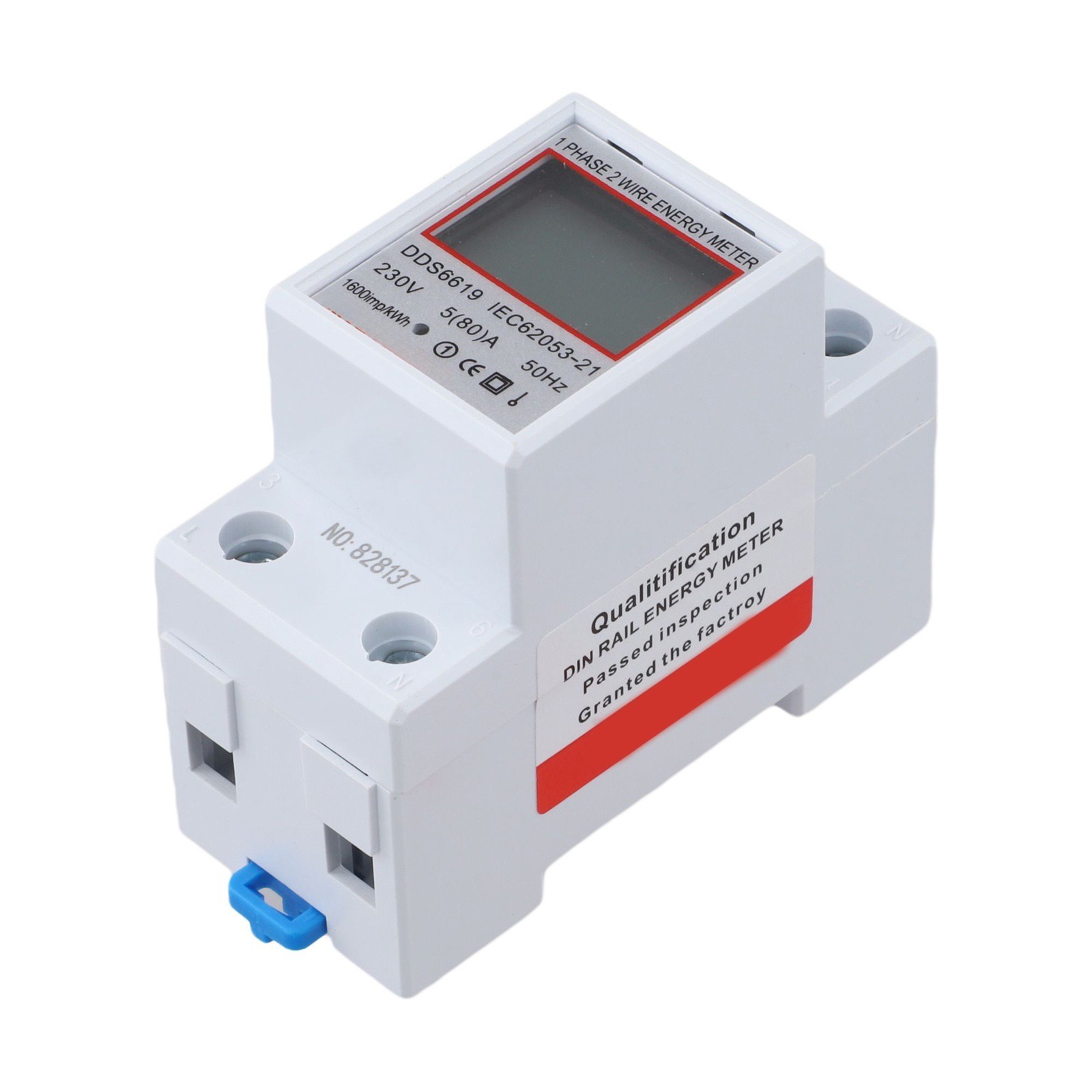Digital Power Meter Energy Meter Installation Convenience KWh Consumption