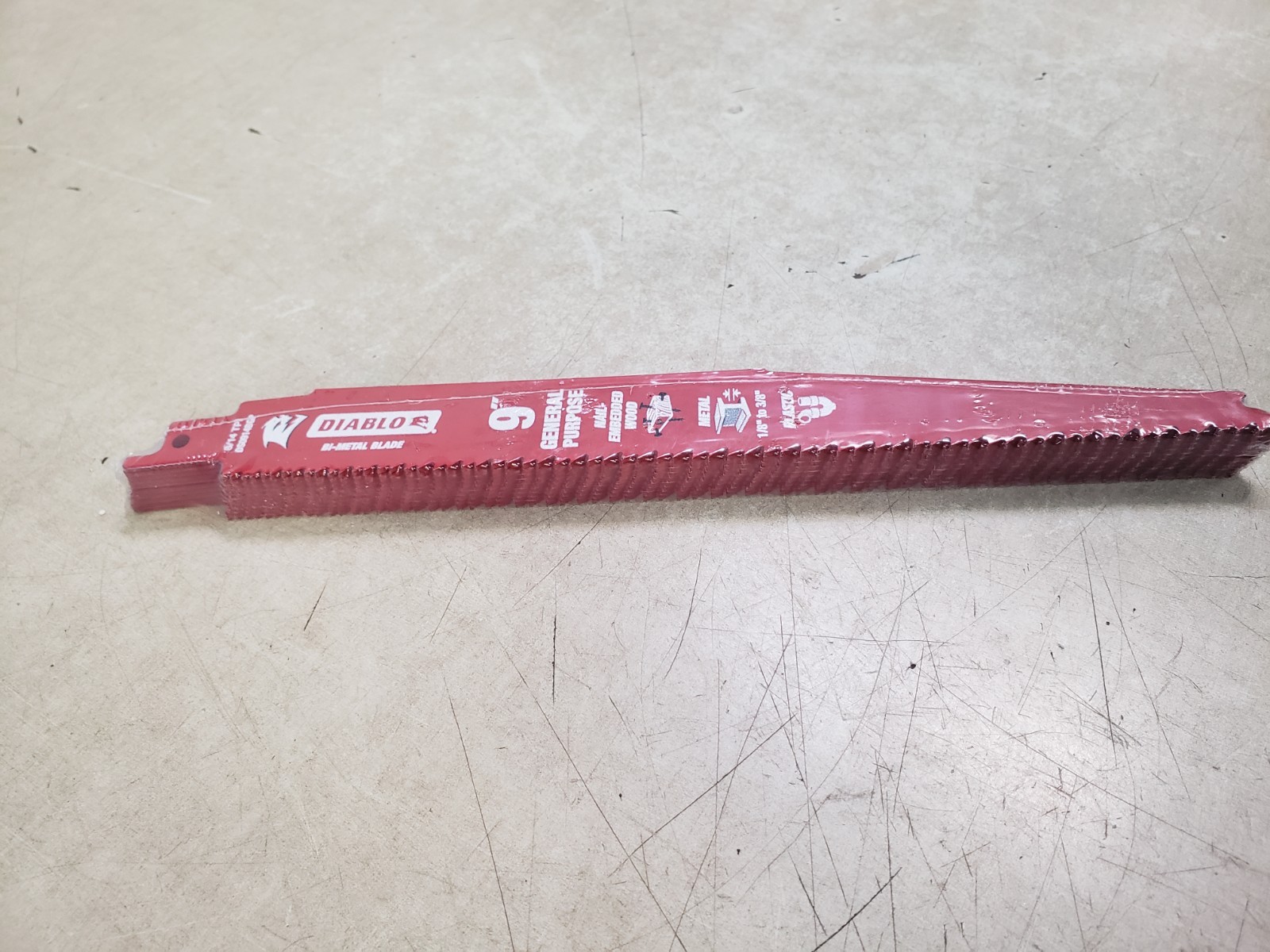 DS0914BGP Diablo 9" Bi-Metal General Purpose Recip Blade 8/14TPI 10 Pk