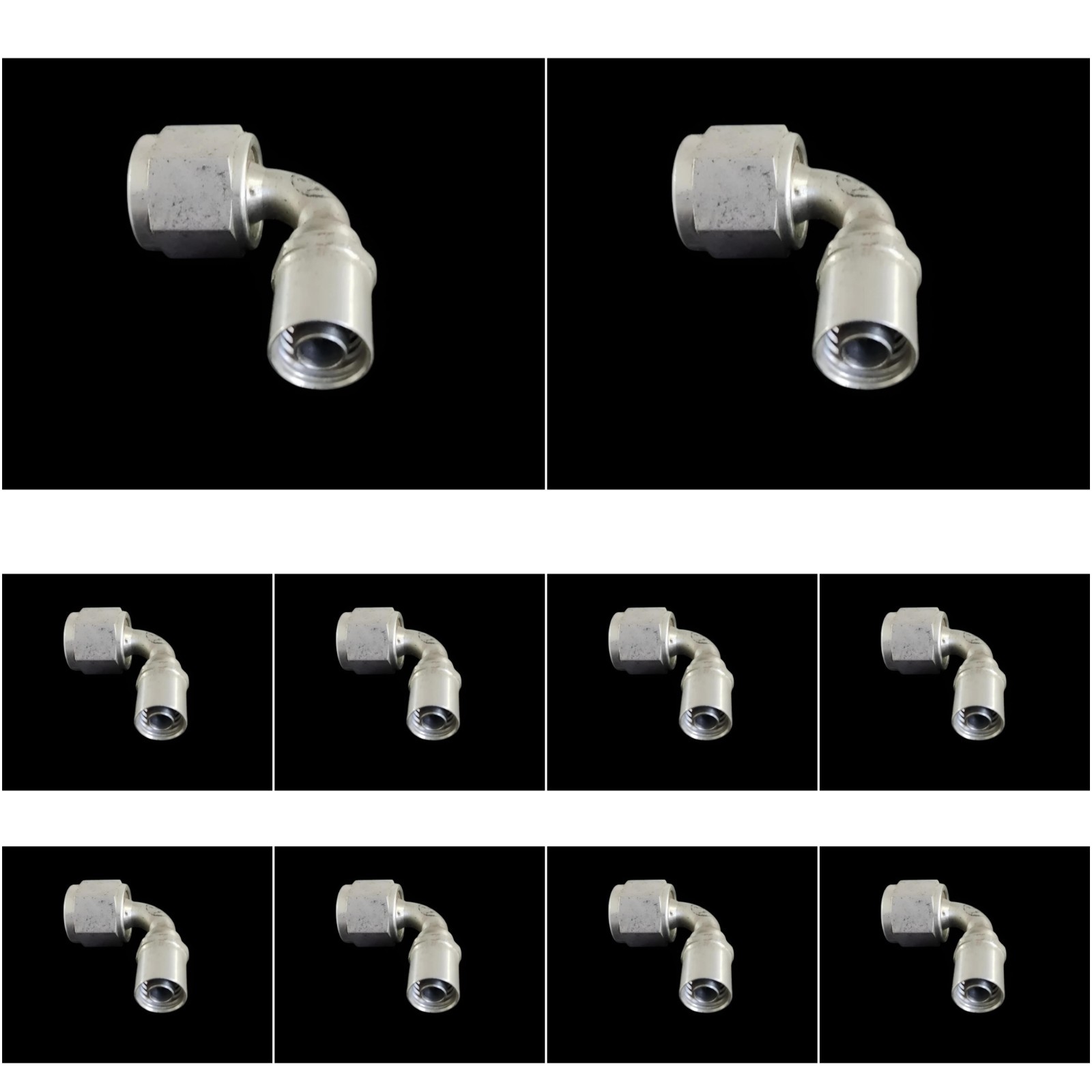 ( QTY 10 ) 528-8-6CR   FITTING 90deg
