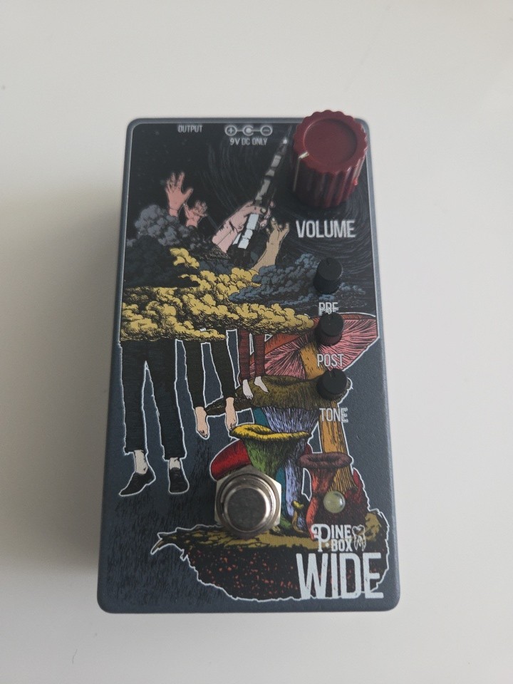 Pine Box Custom WIDE V2 Effect Pedal Mint  Tested