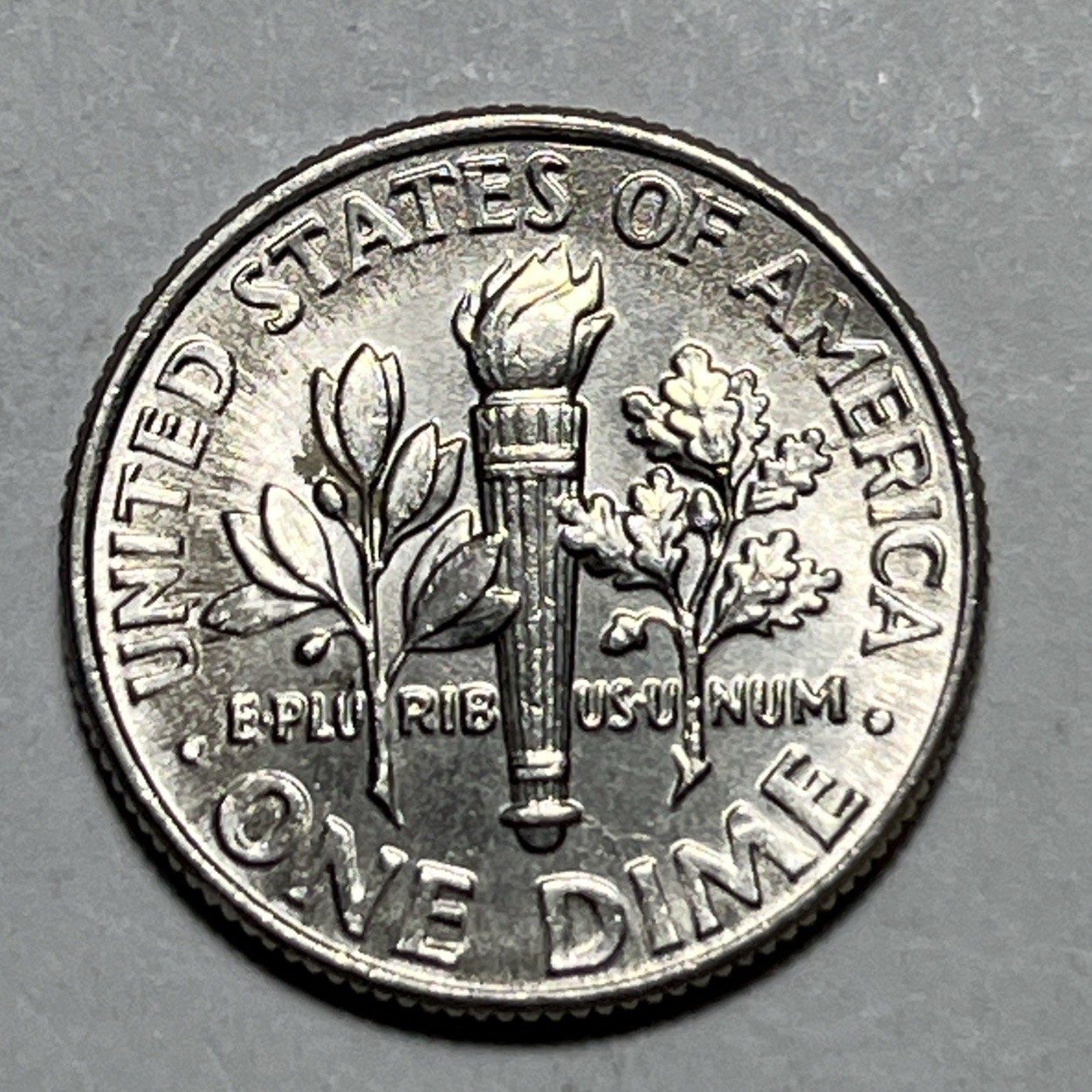 2020 P Roosevelt Dime Errors Strike Through Grease Both Sides