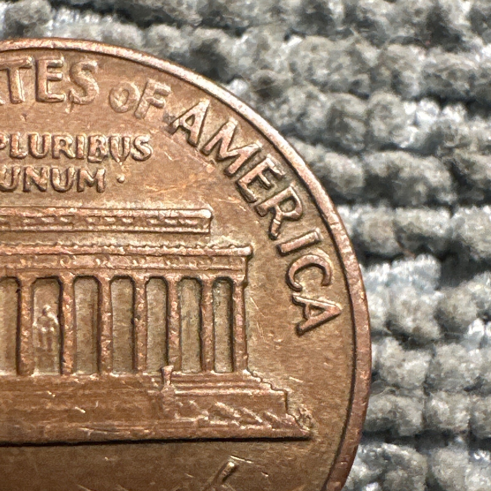 1970 D Lincoln Memorial Cent With A Doubled Die Reverse Machine Doubling