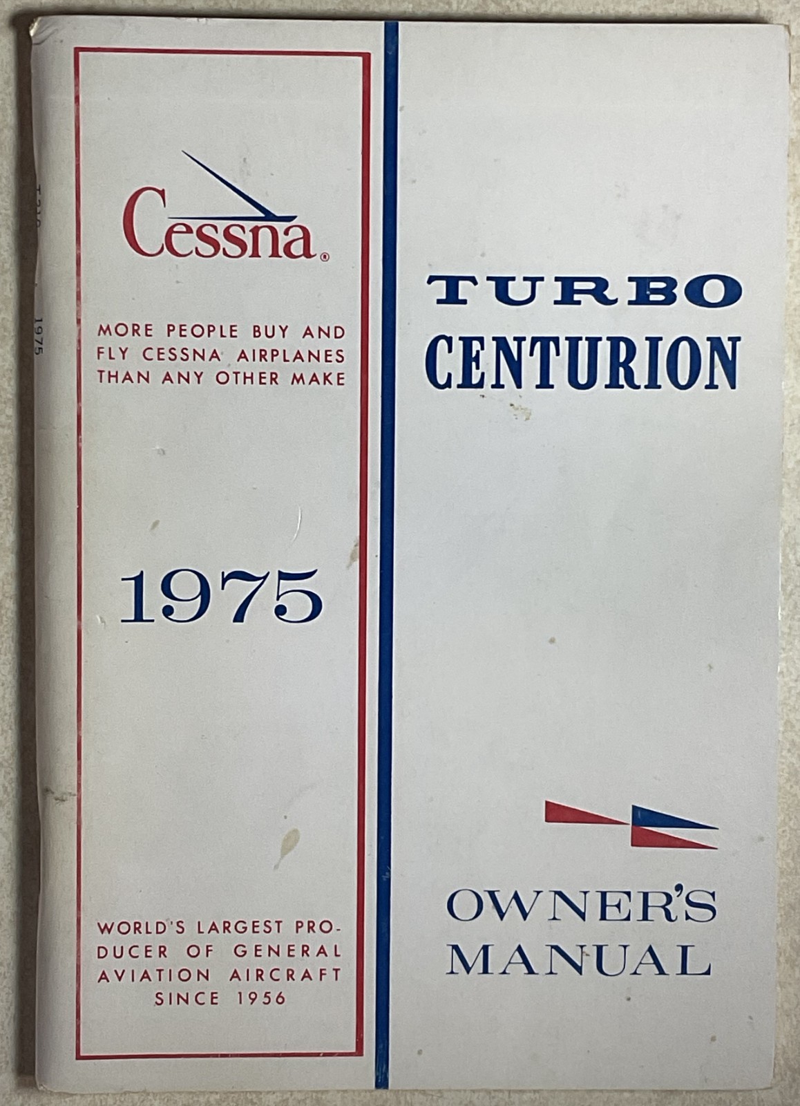 1975 Cessna Turbo Centurion Airplane Owner's Manual-Paperback