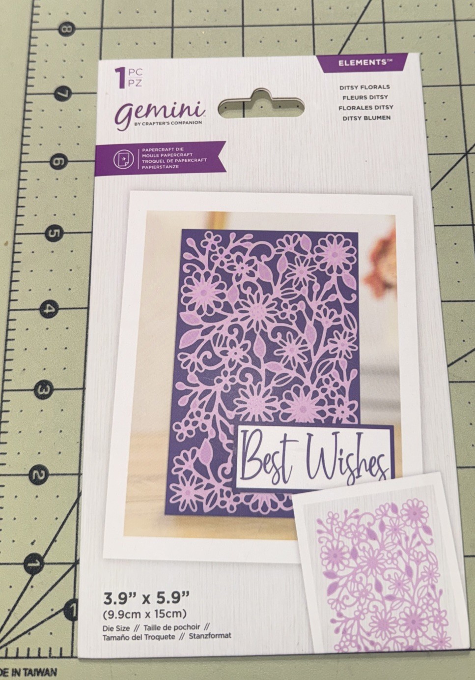 Crafter’s Companion Gemini  Elements Ditsy Florals 1 pc Die NIP