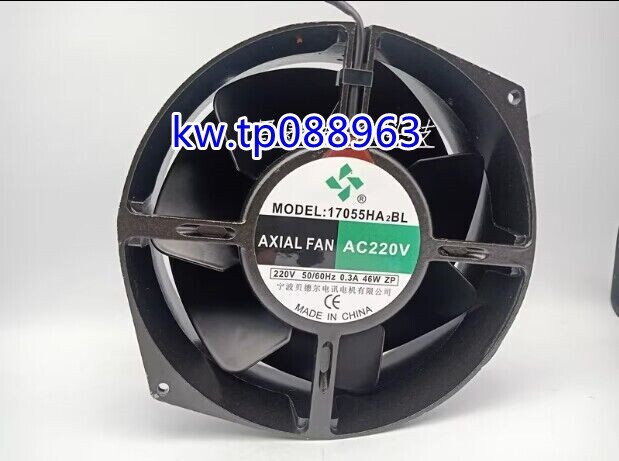 1pcs  for  17055HA2BL AC220V  172*150*55mm  axial flow fan cooling fan  @t