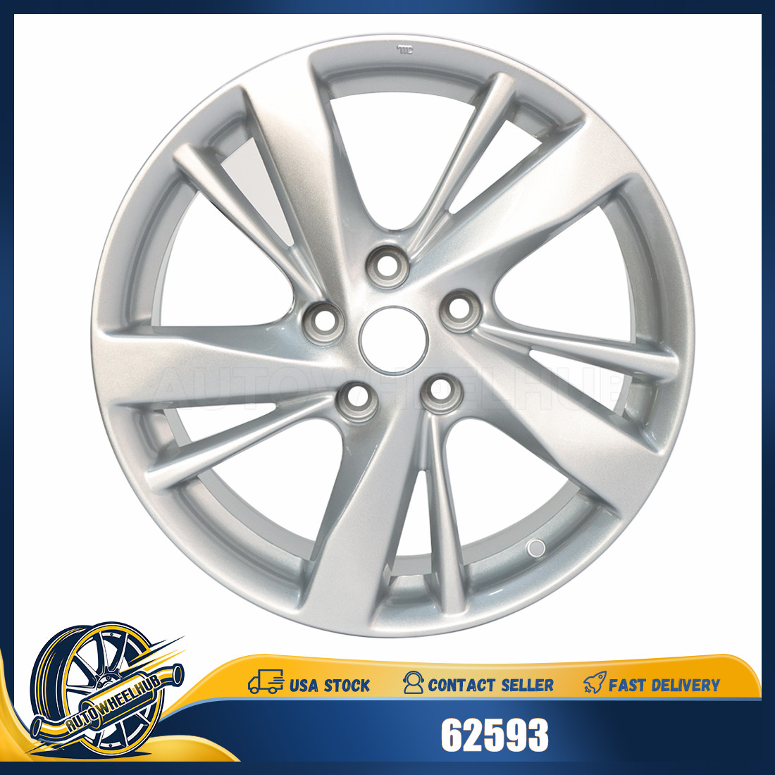 17" 🔥Silver Wheel For Nissan Altima 2013-2016 OEM Quality Replacement Rim 62593