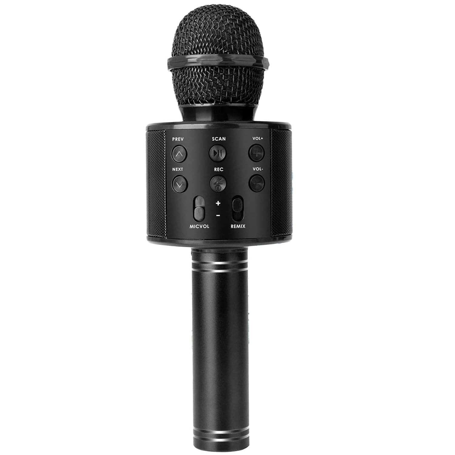 Bluetooth Karaoke Microphone Wireless Handheld Mic Speaker Portable 3-in-1 for