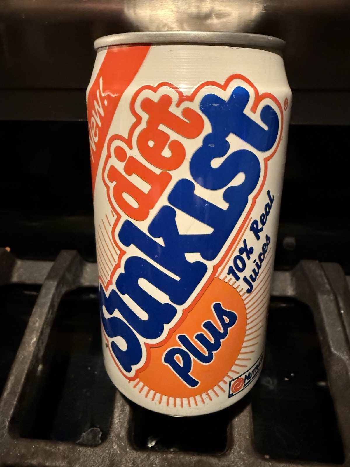 SUNKIST ORANGE 🍊 DIET PLUS Empty P/T Aluminum Orange 🍊 Soda 🥤 Can