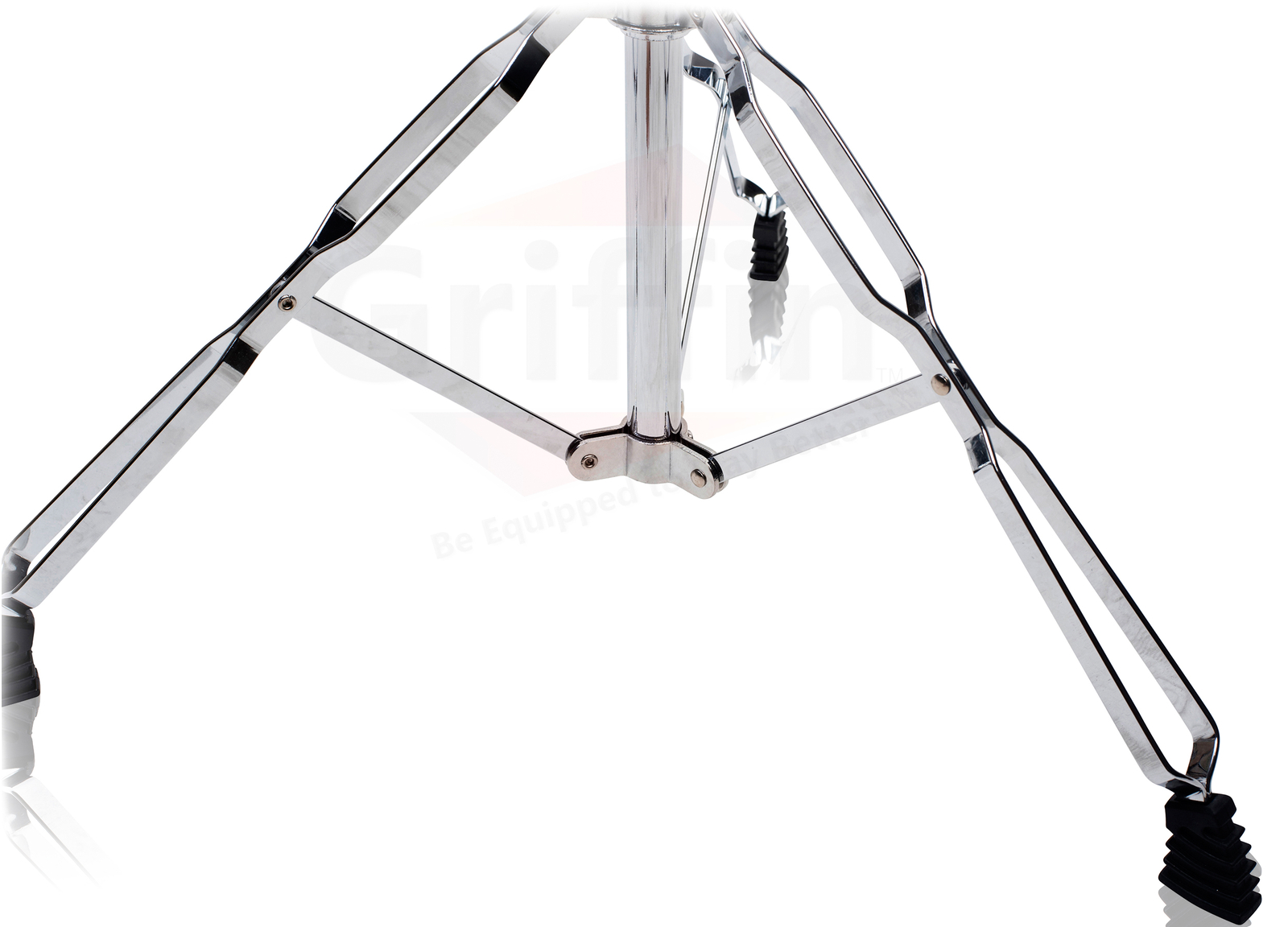 Double Tom Drum Stand - GRIFFIN Cymbal Holder Mount Arm Duel Percussion Hardware