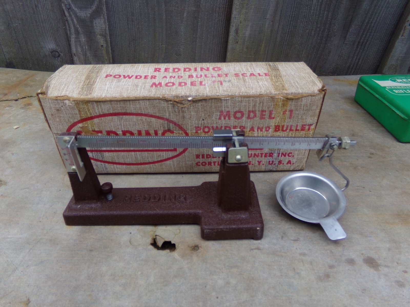 Vintage Redding Model #1 Powder/Bullet Scale W/Box
