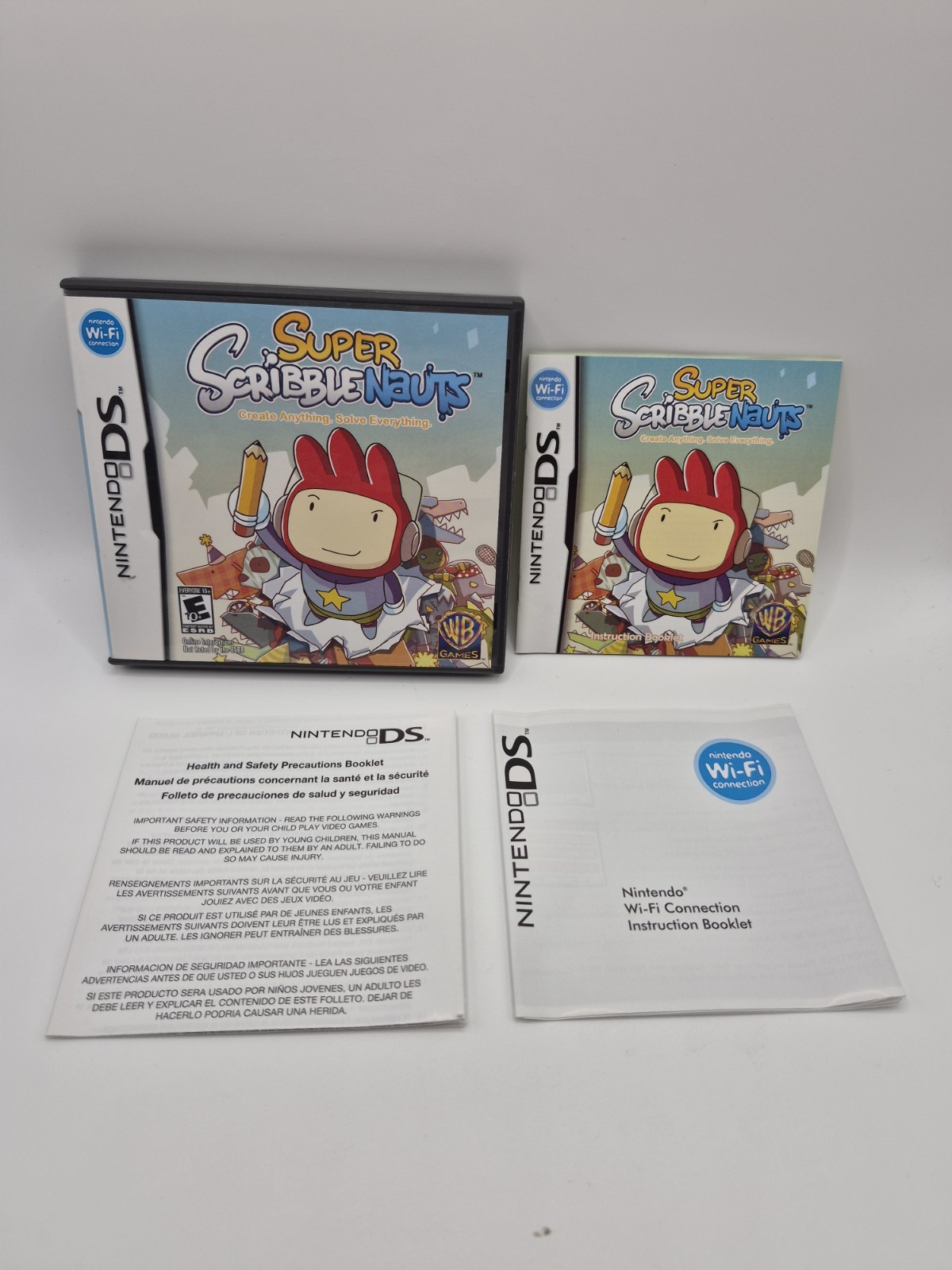 Super Scribblenauts (Nintendo DS, 2010) Case Only No Game Mint Rare Retro Authen